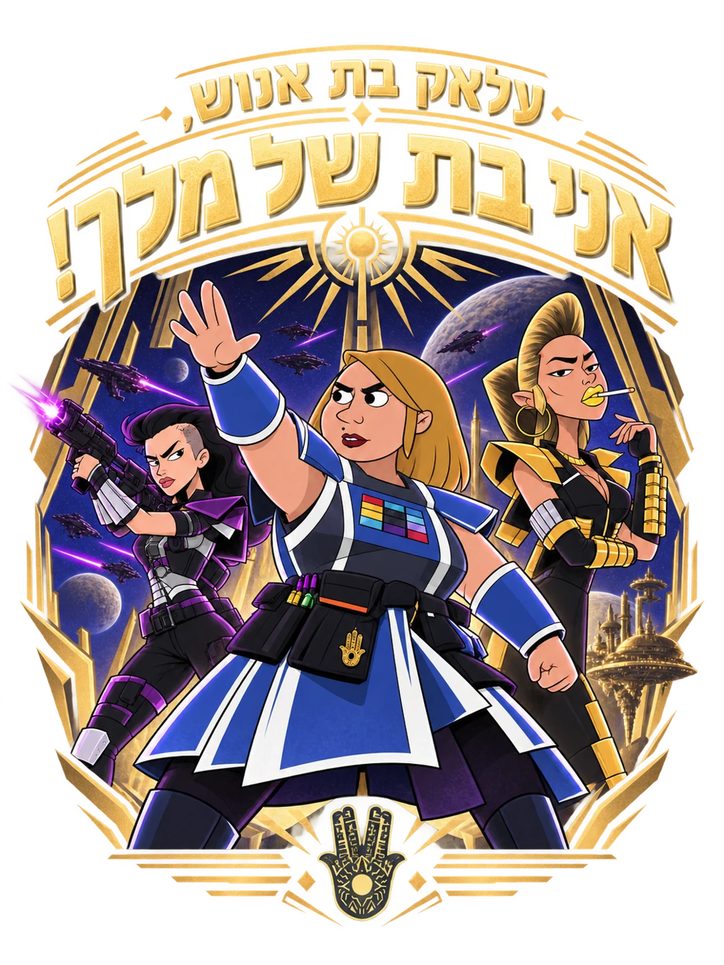The sisters in the Daughter of a King composition